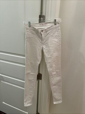 J Brand White Skinny Jeans - Slim Stretch Fit